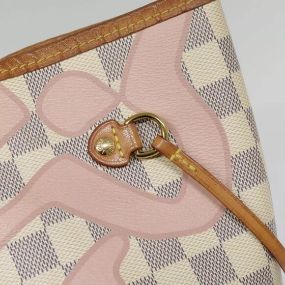 LOUIS VUITTON Damier Azur Neverfull MM Tote Bag - Picture 6 of 16